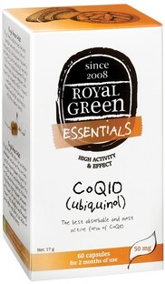 Royal Green CoQ10 Capsules 60CP 