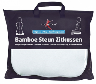 Lucovitaal Bamboe Steun Zitkussen 1ST 