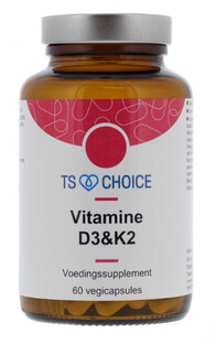 TS Choice Vitamine D3/K2 Capsules 60CP 