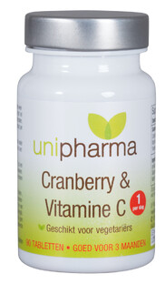 Unipharma Cranberry & Vitamine C 90TB 