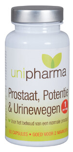 Unipharma Prostaat, Potentie & Urinewegen Capsules 60TB 