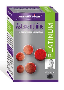 MannaVital Astaxanthine Platinum Capsules 60CP 