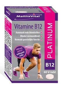 MannaVital Vitamine B12 Platinum Tabletten 60TB 