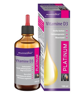 MannaVital Vitamine D3 Platinum Druppels 100ML 