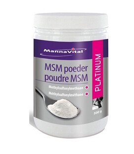 MannaVital MSM Platinum Poeder 500GR 