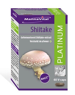 MannaVital Shiitake Platinum Capsules 60VCP 