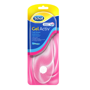 Scholl Gel Activ Inlegzolen Flats Vrouw 2ST 