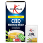 Lucovitaal Hennep CBD Thee 20ST verpakking met thee zakje