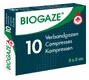 Biogaze Verbandgazen 5x5cm 10ST 