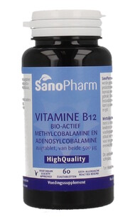 Sanopharm Vitamine B12 Bio-Actief Zuigtabletten 60ZTB 