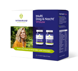 Vitakruid Multi Dag & Nacht Vrouw Tabletten 2x90st 180TB 