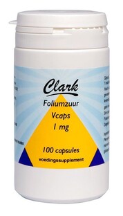 Clark Foliumzuur 1mg Capsules 100VCP 