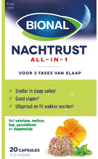 Bional Nachtrust All-In-1 Capsules 20CP 