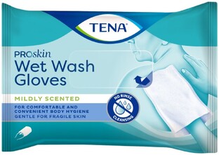 TENA Wet Wash Glove Mildly Scented 5ST 