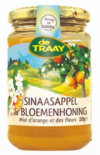 De Traay Sinaasappel & Bloemenhoning 350GR 