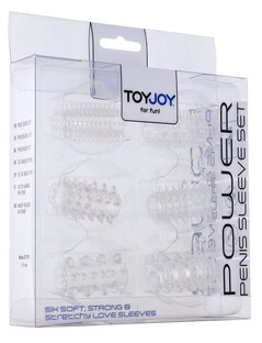 Toyjoy Power Penis Sleeve Set Clear 1ST 