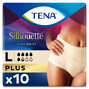 TENA Silhouette Plus High Waist Crème L 10ST 