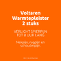 Voltaren Warmtepleister bij spierpijn, nekpijn, rugpijn en schouderpijn 2ST 77373