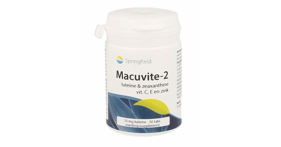 Springfield Macuvite 2 Tabletten Bij De Online Drogist