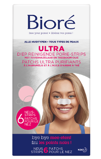 Biore Ultra Diep Reinigende Porie-Strips Neus 6ST 