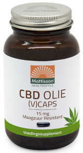 Mattisson HealthStyle CBD Olie 15mg Vegacaps 60VCP 