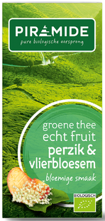 Piramide Thee Groene Thee Perzik & Vlierbloesem 20ZK 