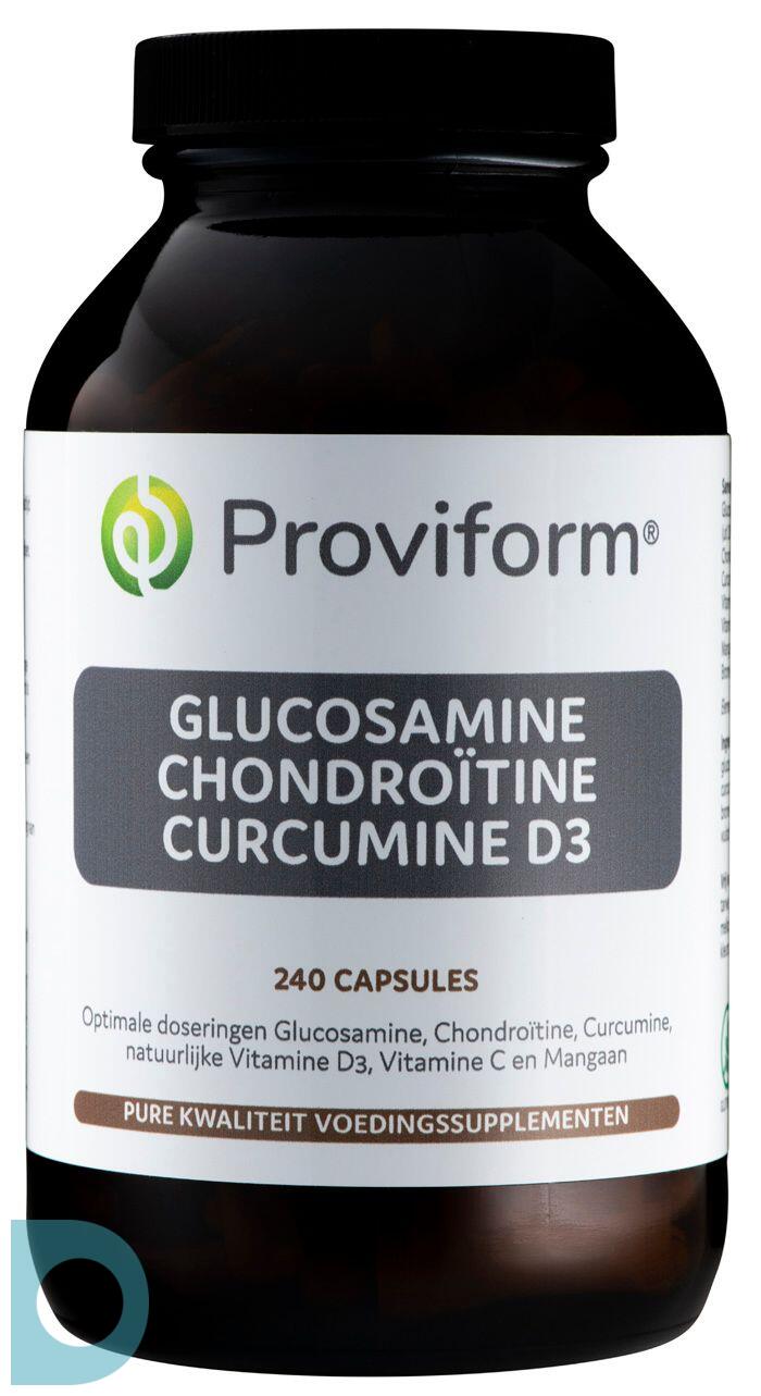 Score alleen Zonder hoofd Proviform Glucosamine Chondroïtine Curcumine D3 Capsules 240st