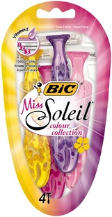 Bic Miss Soleil Colour Collection Wegwerpscheermesjes 4ST 