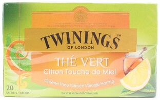 Twinings Groene Thee Citroen Vleugje Honing 20ZK 