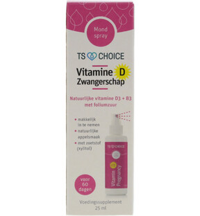 TS Choice Vitamine D Zwangerschap Spray 25ML 