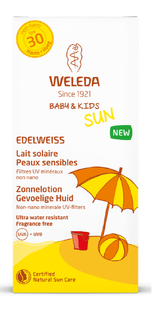 Weleda Sun Edelweiss Zonnelotion Gevoelige Huid SPF30 150ML 