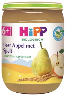 HiPP 6M+ Peer Appel met Spelt 190GR 