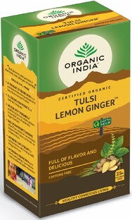 Organic India Thee Tulsi Lemon Ginger 25ZK 