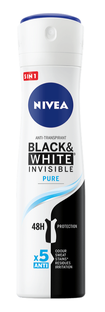 Nivea Black & White Invisible Pure Deodorant Spray 150ML 