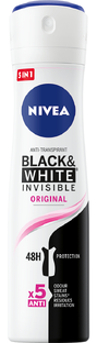 Nivea Black & White Invisible Original Deodorant Spray 150ML 