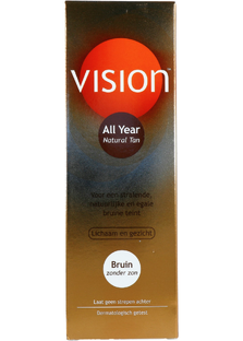 Vision All Year Natural Tan Lotion 135ML 