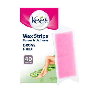 Veet Waxstrips Easy-Gelwax Droge Huid 40ST 