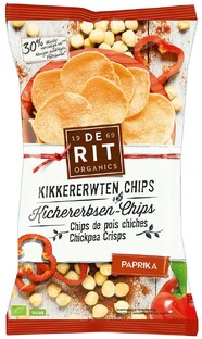 De Rit Kikkererwten Chips Paprika 75GR 