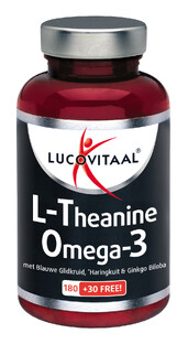 Lucovitaal L-Theanine Omega-3 Capsules 210CP 