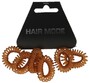 Hair Mode Haarelastiek Kabel Klein Bruin 6ST 