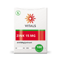 Vitals Zink 15mg Capsules 100CP 75742