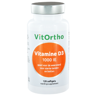 VitOrtho Vitamine D3 1000 IE Softgels 120SG 