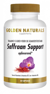 Golden Naturals Saffraan Formule Capsules 60VCP 