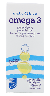 Artic Blue Pure Arctische Visolie Met Vitamine D 250ML 