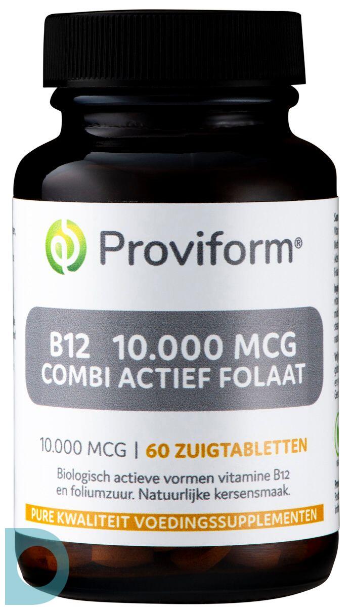 Postbode zijde kubiek Proviform Vitamine B12 10000 Mcg Combi