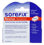 SoreFix Rescue Koortslipcrème 6ML Verpakking Achterzijde