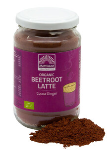 Mattisson HealthStyle Mattisson Beetroot Latte Cacao Gember Poeder 160GR 