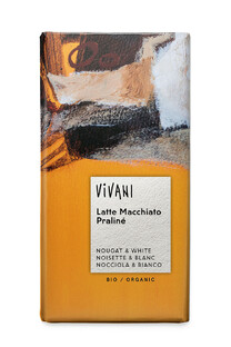 Vivani Chocoladereep Latte Macchiato Praliné 100GR 