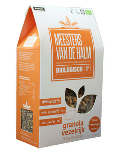 De Halm Granola Vezelrijk Biologisch 350GR 