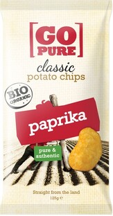 GoPure Chips Classic Paprika 125GR 